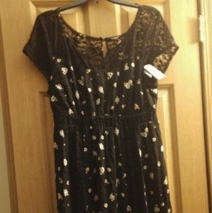 NWT Torrid floral and lace dress size 0